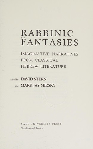 Rabbinic Fantasies cover
