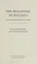 The Beginning of Politics: Power in the Biblical Book of Samuel cover