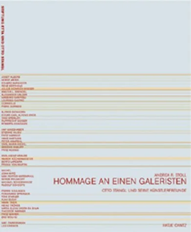 Hommage an einen Galeristen cover