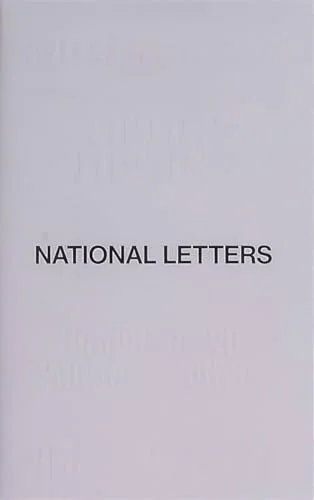 National Letters cover