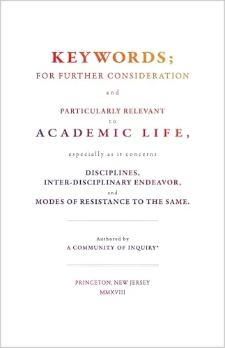 Keywords: For Further Consideration and Particularly Relevant to Academic Life, &c. cover