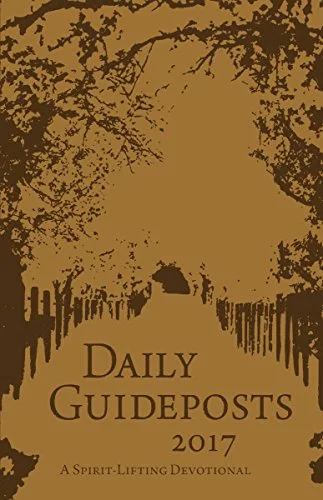 Daily Guideposts 2017: A Spirit-Lifting Devotional (Leather Edition) cover