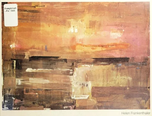 Helen Frankenthaler cover